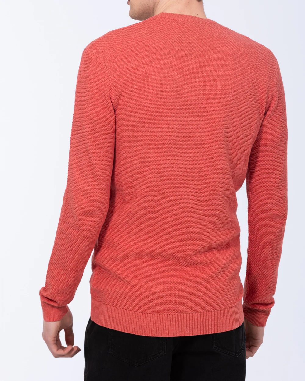 2t Alfred Tall Stitched Jumper (coral) - Image 2