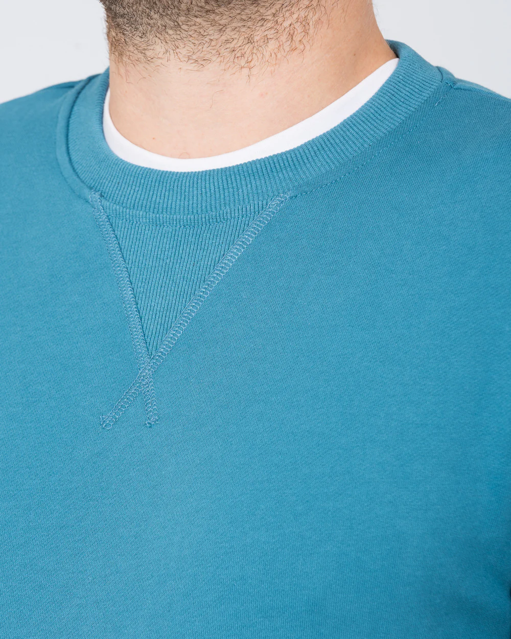 2t Alvin Slim Fit Tall Sweatshirt (airforce blue) - Image 3