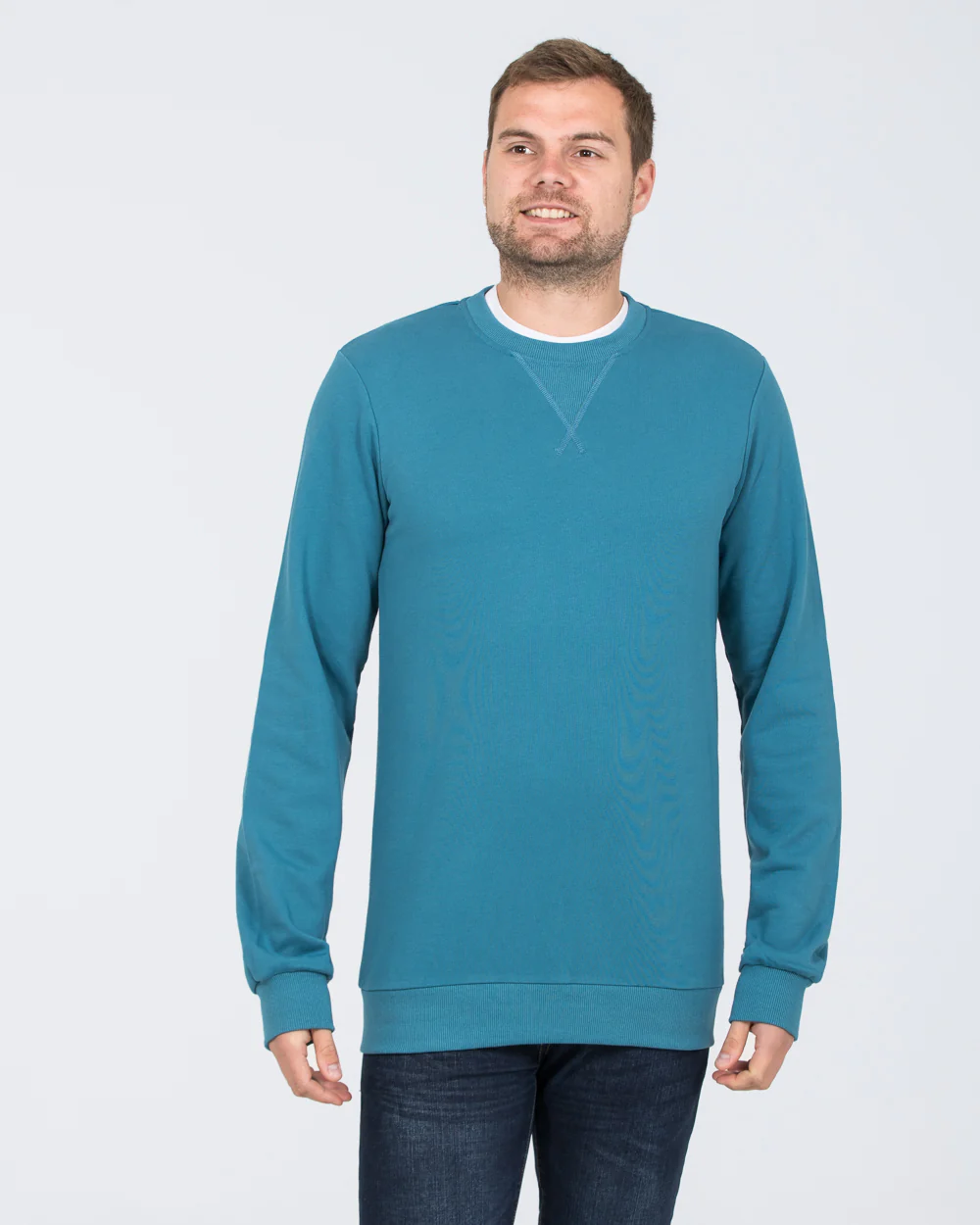 2t Alvin Slim Fit Tall Sweatshirt (airforce blue) - Image 4