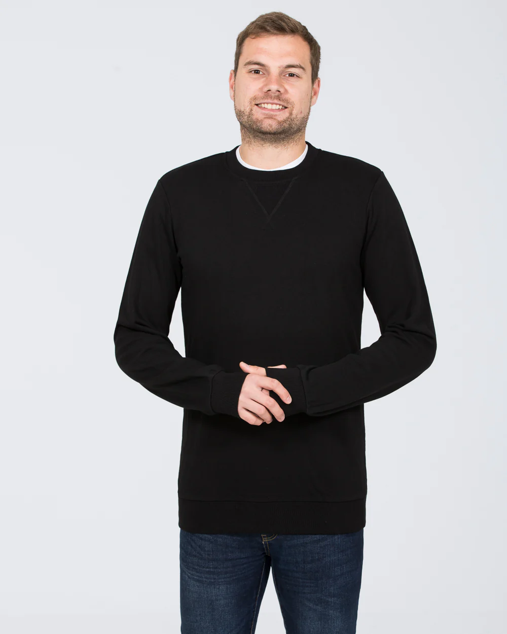2t Alvin Slim Fit Tall Sweatshirt (black) - Image 4
