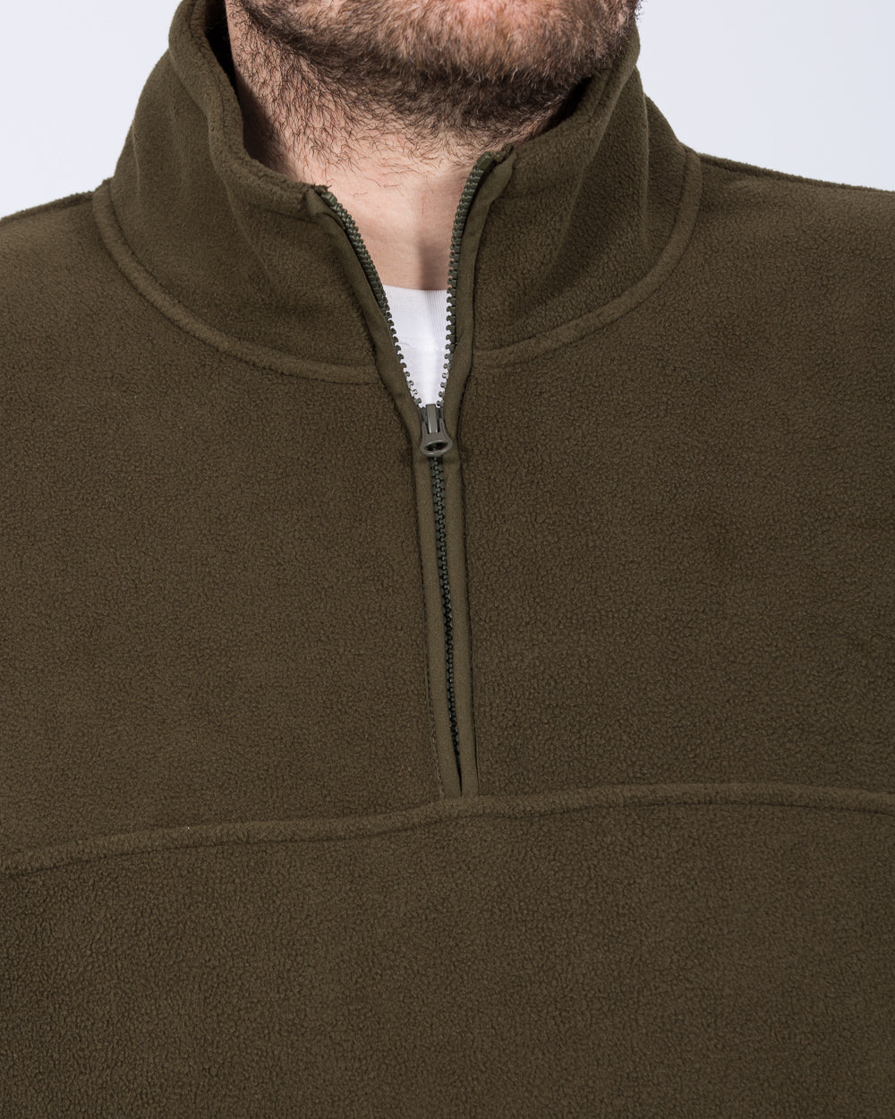2t Asher Tall Quarter Zip Fleece (khaki) - Image 3