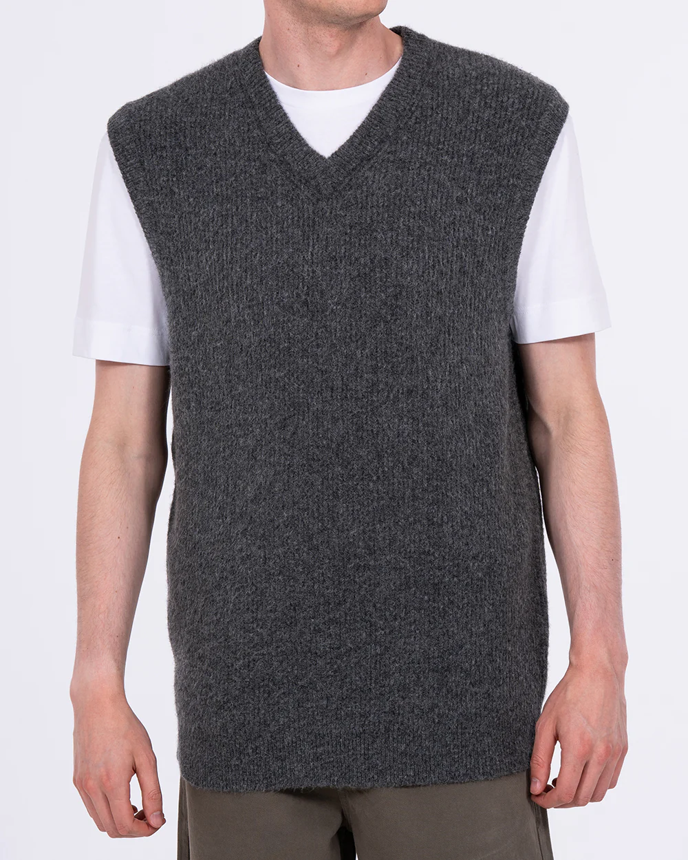 2t Blaikies Tall Knitted Tank (charcoal)