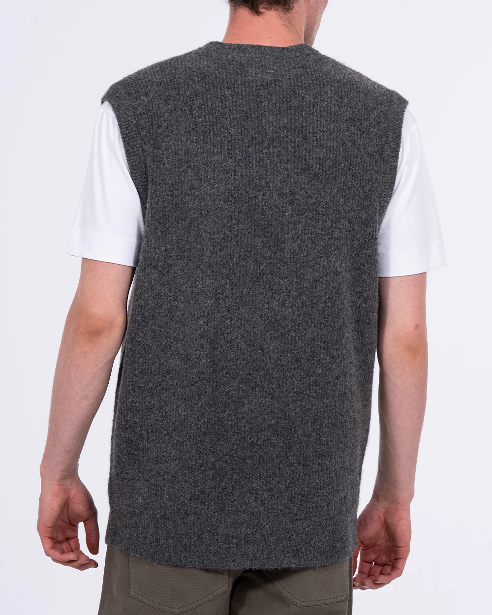 2t Blaikies Tall Knitted Tank (charcoal) - Image 2