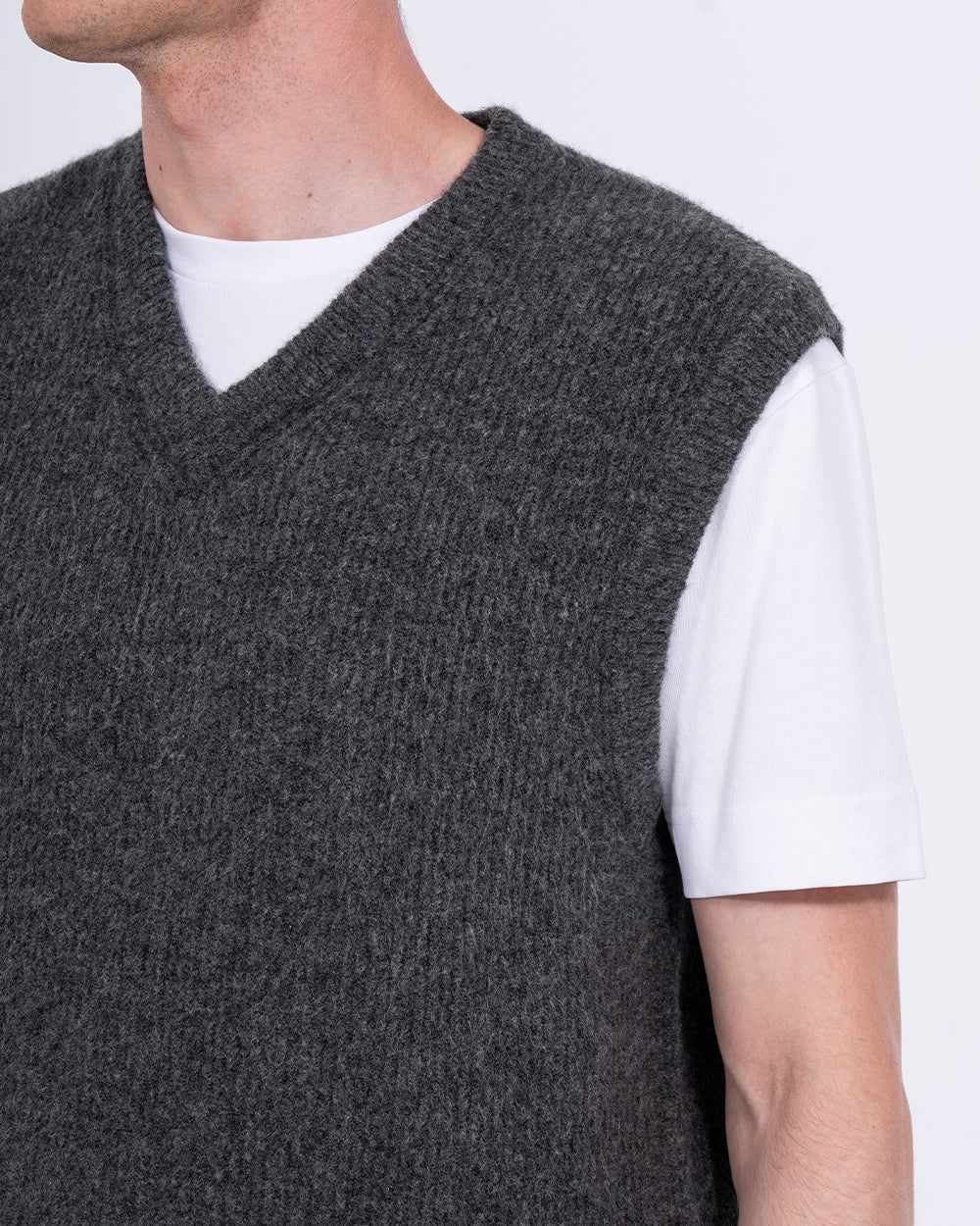 2t Blaikies Tall Knitted Tank (charcoal) - Image 3