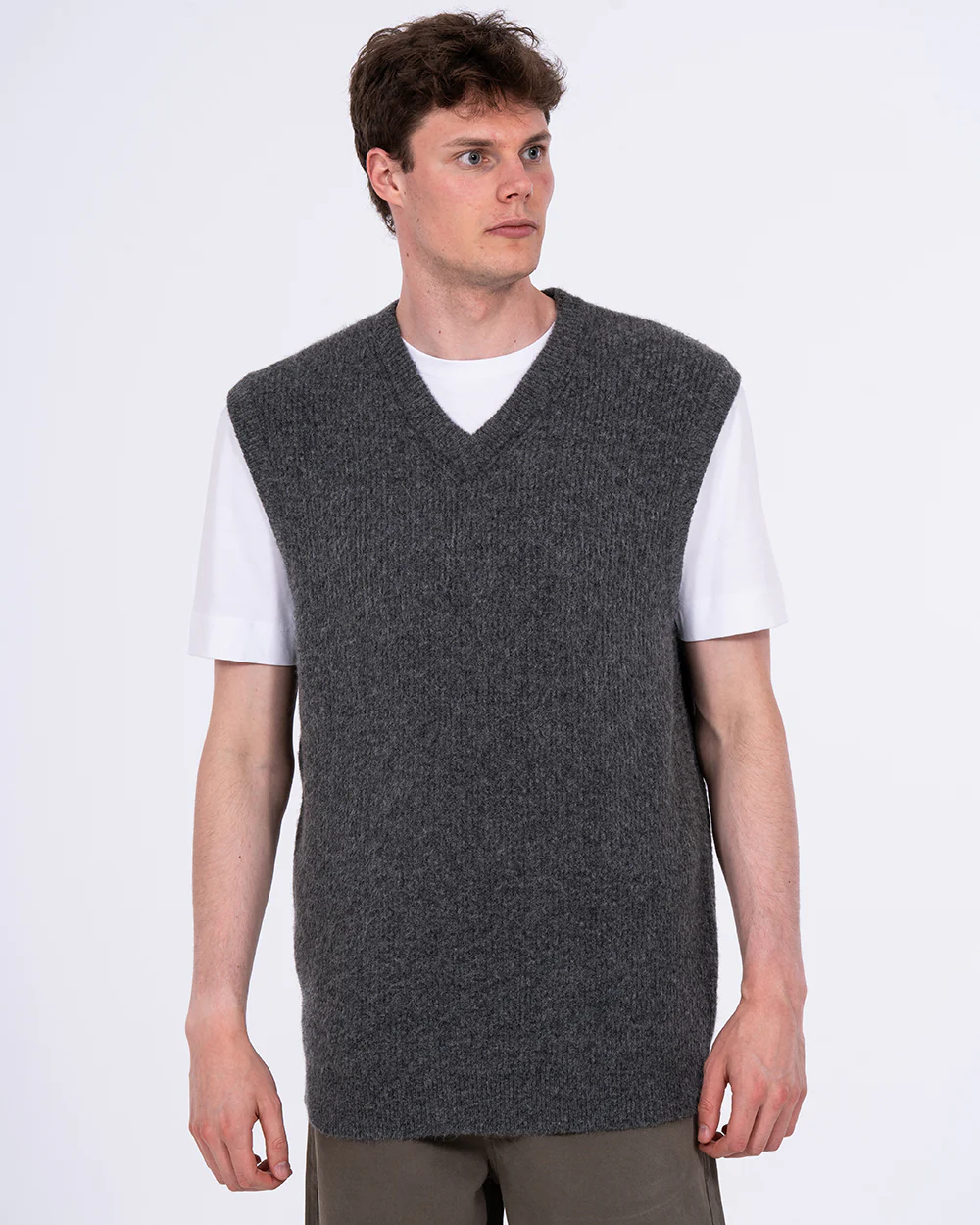 2t Blaikies Tall Knitted Tank (charcoal) - Image 4