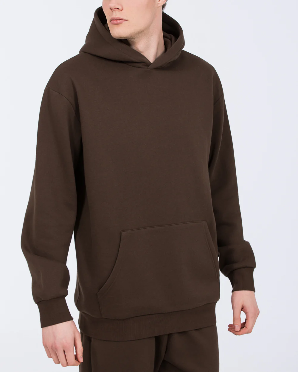 2t Blaine Tall Heavyweight Oversized Hoodie (brown)