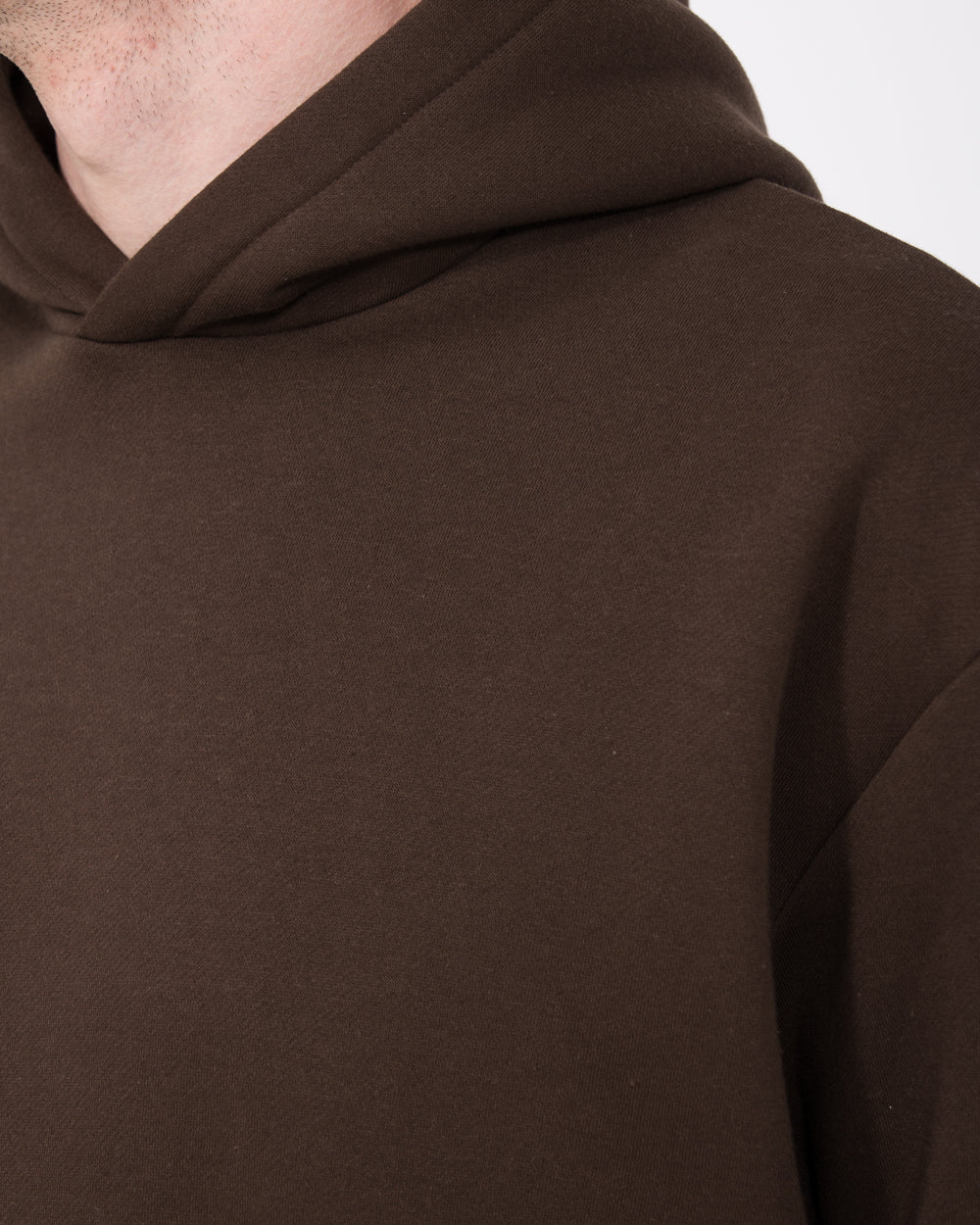 2t Blaine Tall Heavyweight Oversized Hoodie (brown) - Image 3