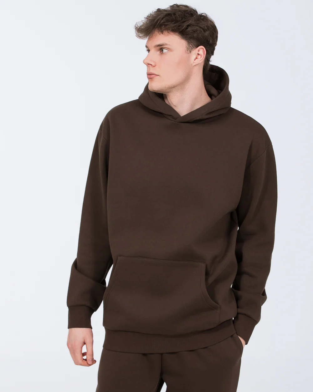 2t Blaine Tall Heavyweight Oversized Hoodie (brown) - Image 5