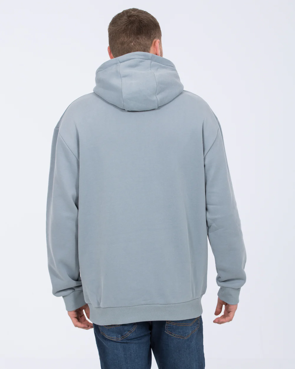 2t Blaine Tall Heavyweight Oversized Hoodie (dusky blue) - Image 2