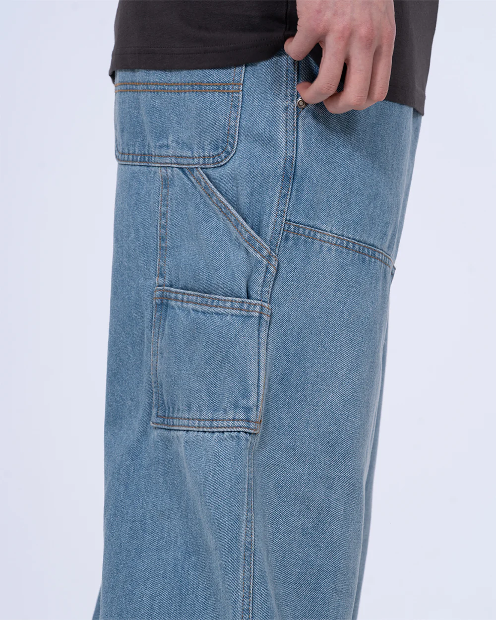 2t Blair Tall Loose Fit Carpenter Jeans (light wash) - Image 3