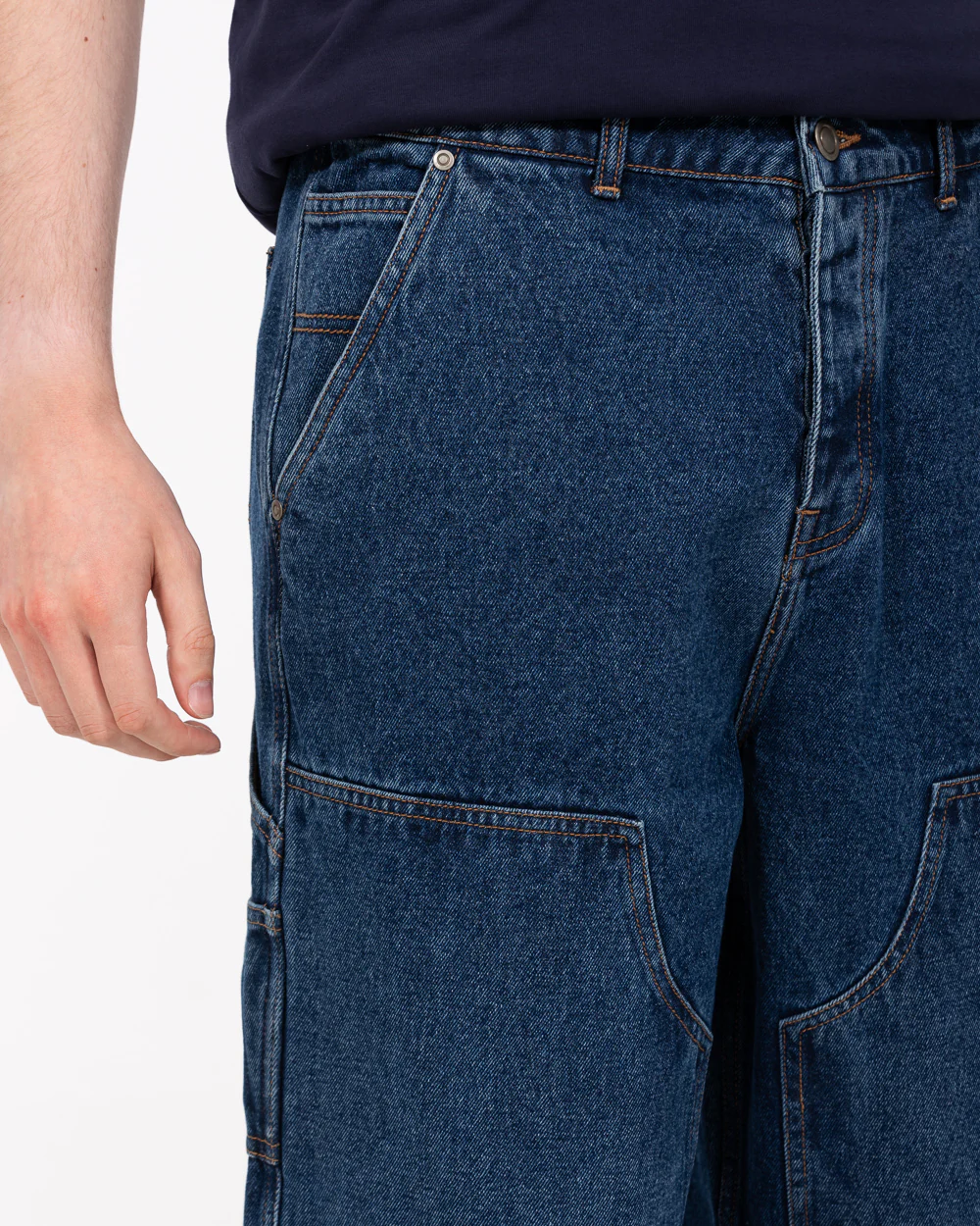2t Blair Tall Loose Fit Carpenter Jeans (mid wash) - Image 3
