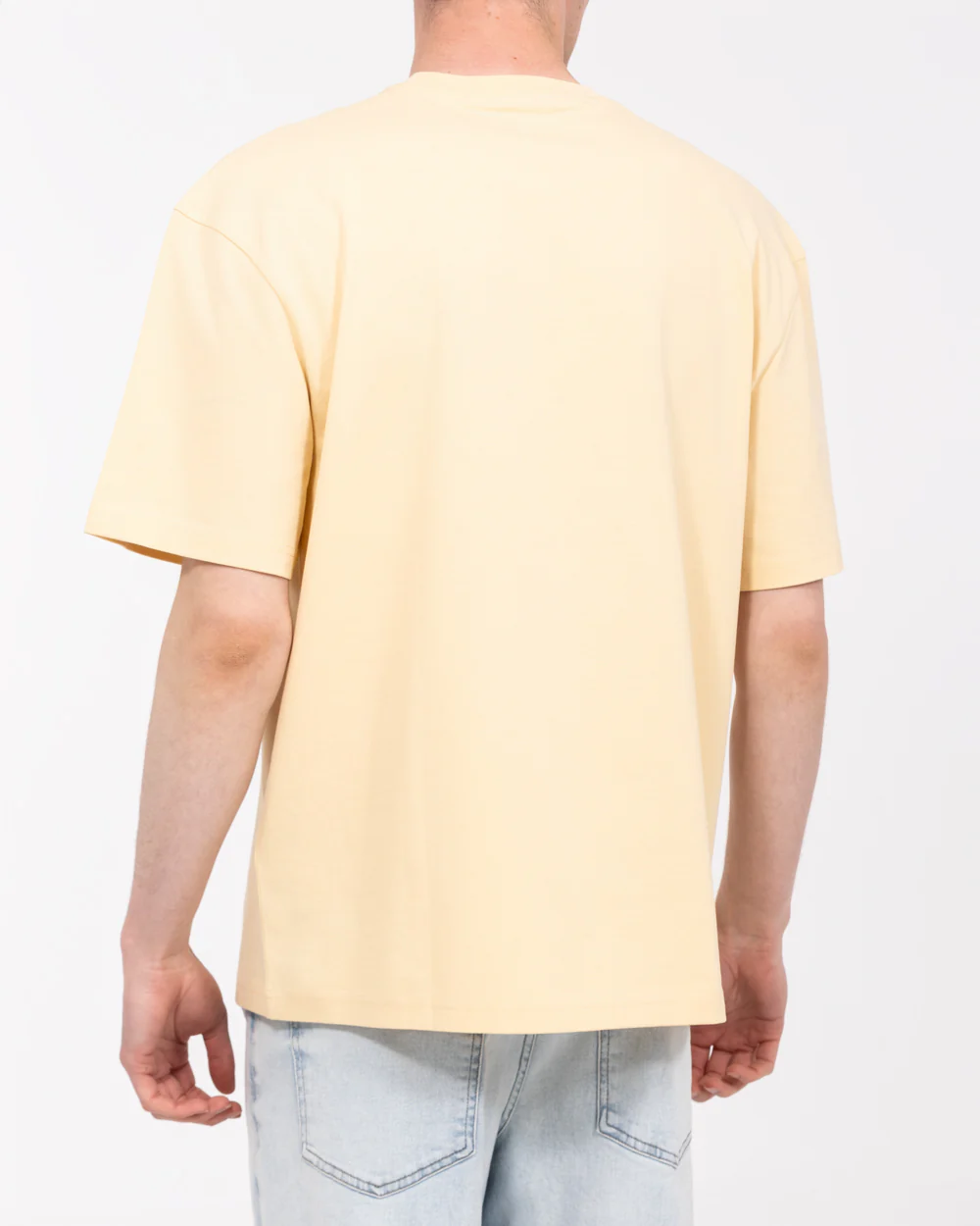2t Brad Tall Oversized T-Shirt (buttermilk) - Image 2