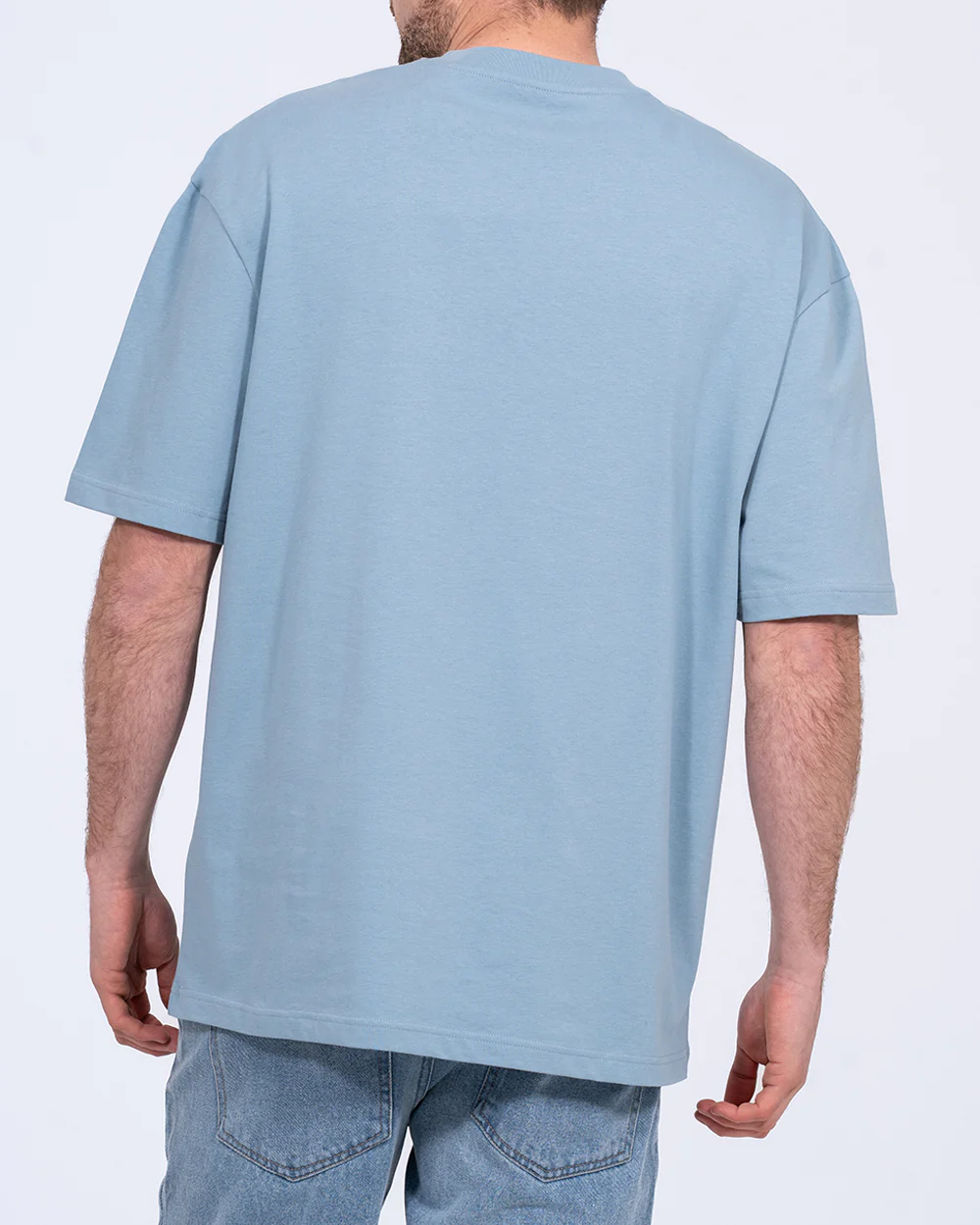 2t Brad Tall Oversized T-Shirt (light blue) - Image 2