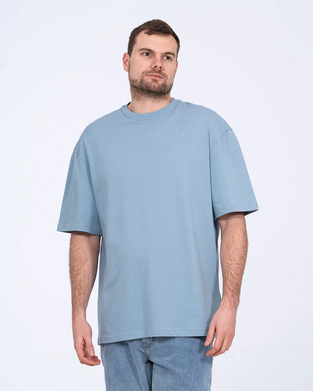 2t Brad Tall Oversized T-Shirt (light blue) - Image 5