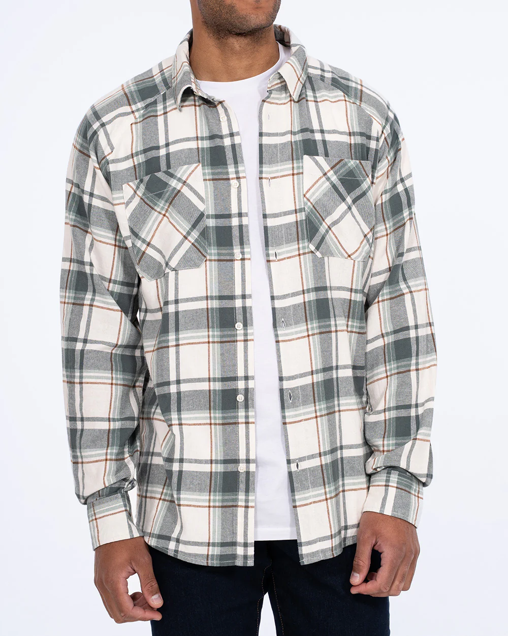 2t Bradley Tall Relaxed Fit Raglan Shirt (cream) - Image 2