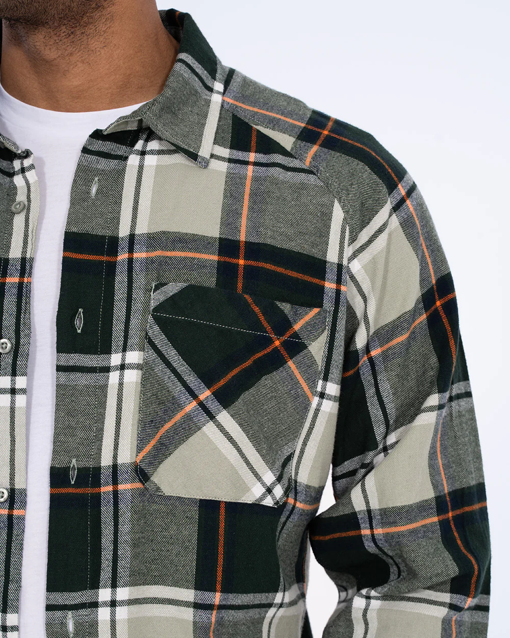 2t Bradley Tall Relaxed Fit Raglan Shirt (green) - Image 4