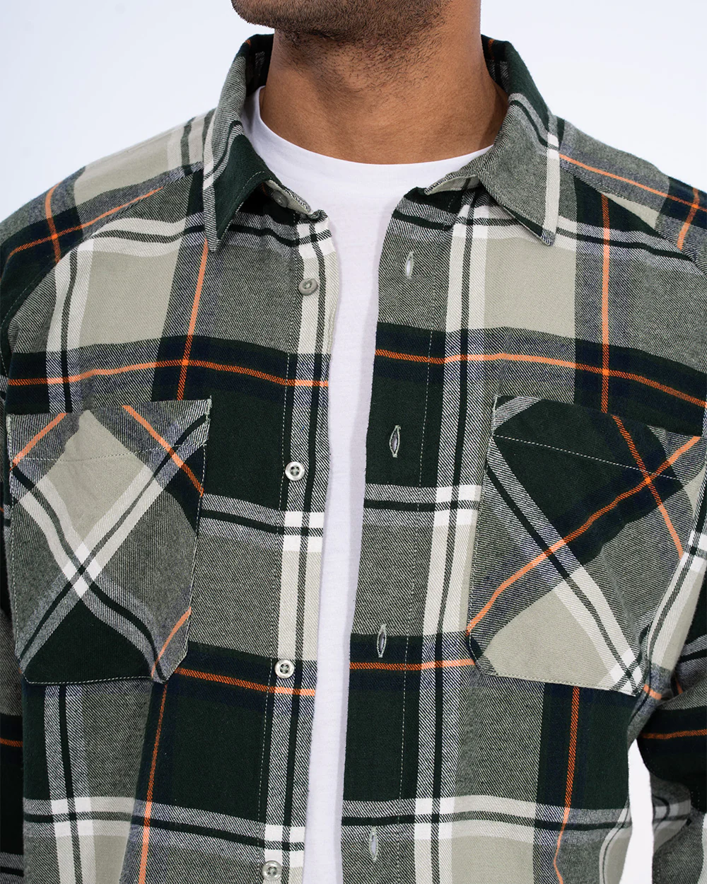 2t Bradley Tall Relaxed Fit Raglan Shirt (green) - Image 5