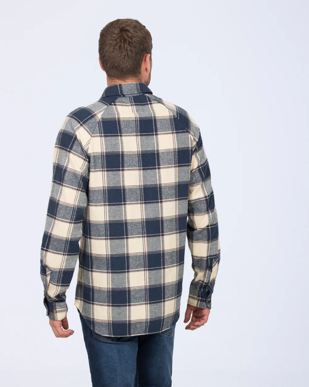 2t Bradley Tall Relaxed Fit Raglan Shirt (white pattern) - Image 2