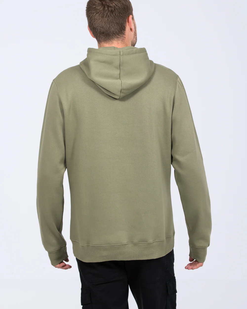 2t Brodie Tall Cascade Regular Fit Hoodie (khaki) - Image 3