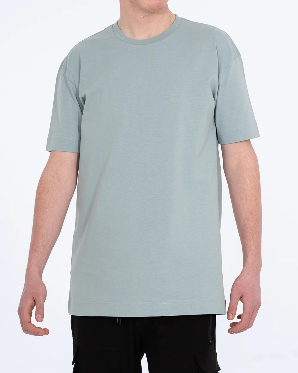 2t Bruno Tall Oversized T-Shirt (dusky blue)