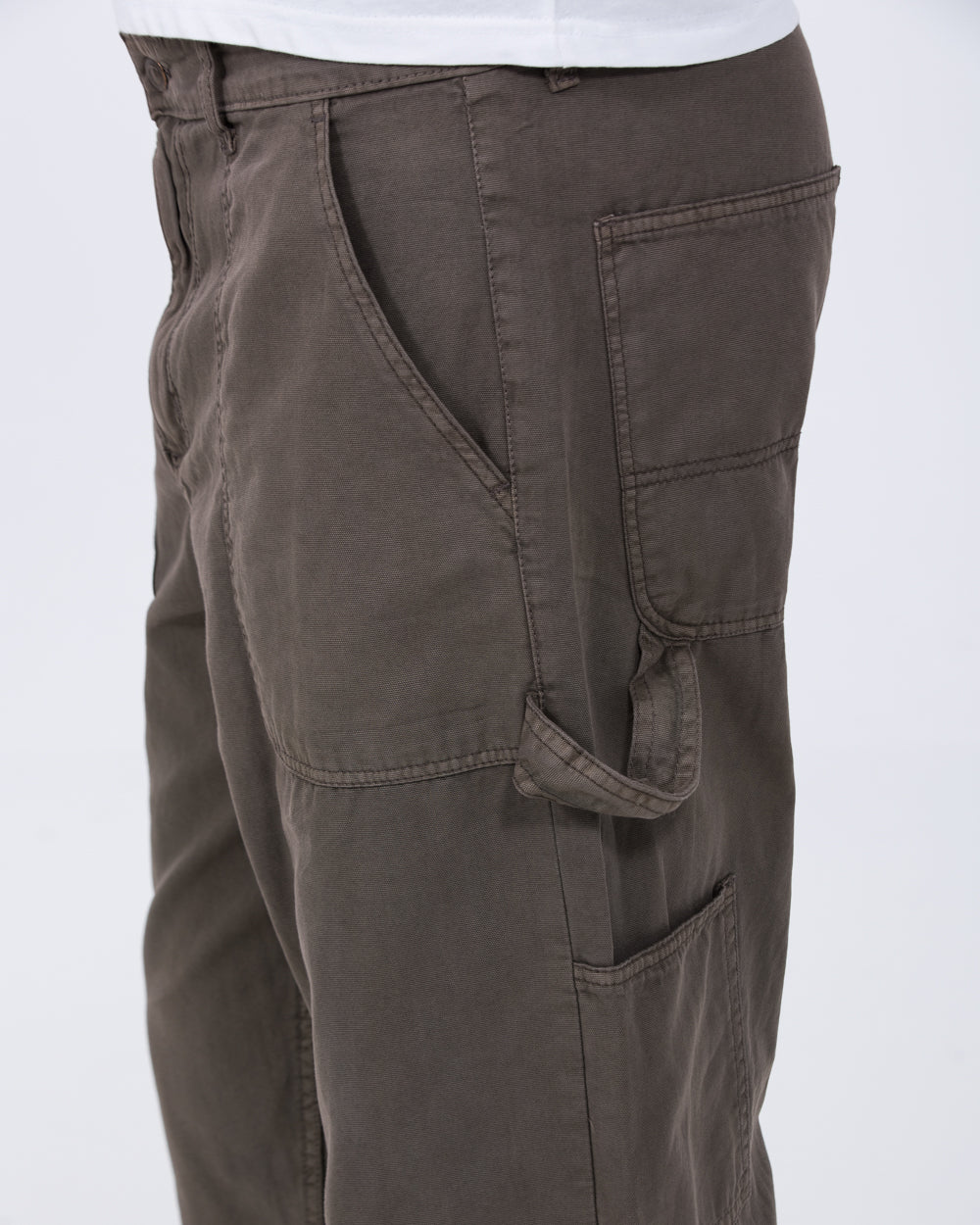 2t Calum Tall Loose Fit Carpenter Trousers (charcoal) - Image 3