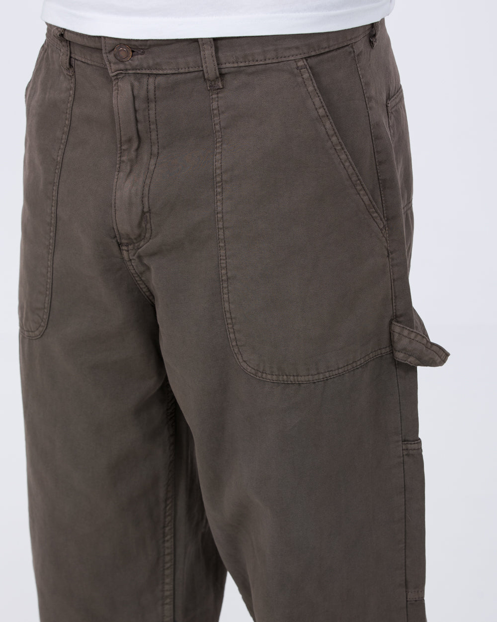 2t Calum Tall Loose Fit Carpenter Trousers (charcoal) - Image 4