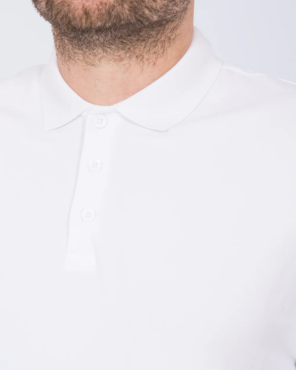 2t Cameron Regular Fit Tall Polo Shirt (white) - Image 4