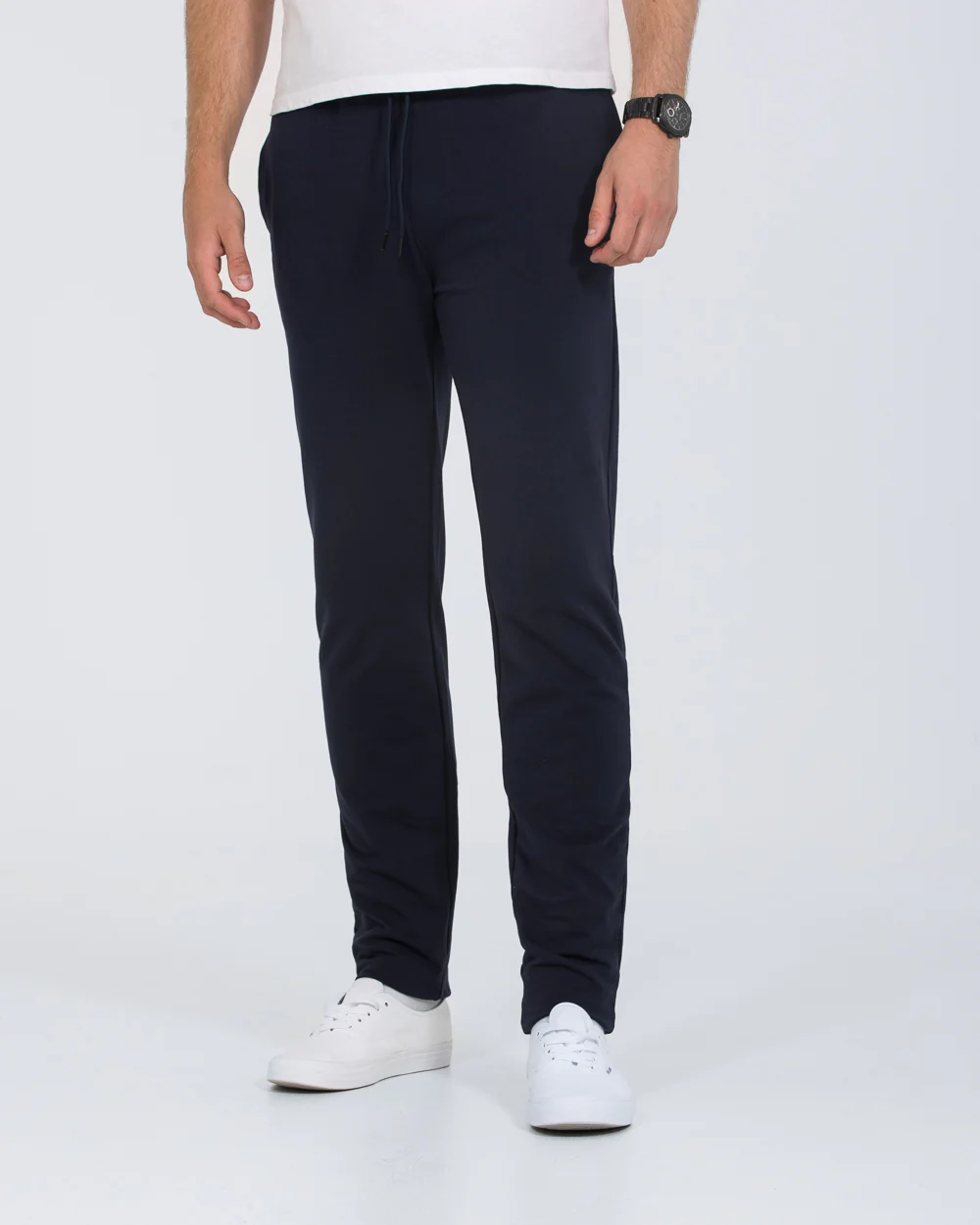 2t Chris Slim Fit Open Hem Tall Joggers (navy) - Image 4