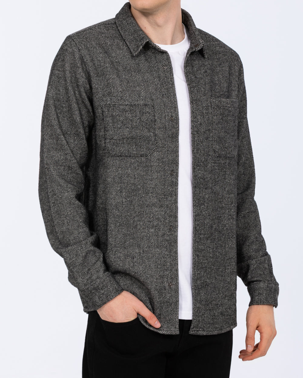 2t Cohen Tall Shacket (black pattern)