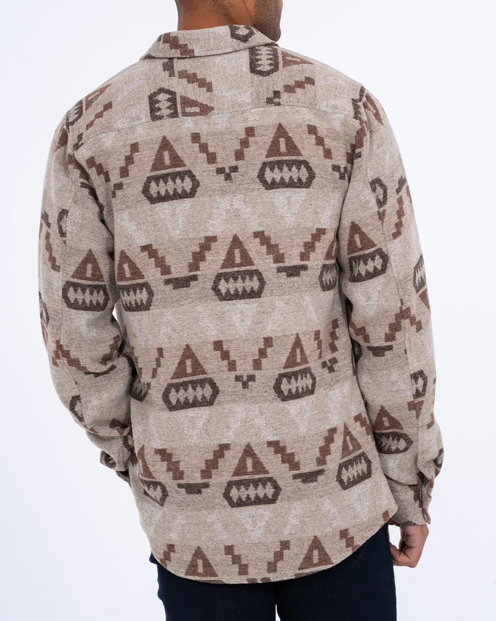 2t Cohen Tall Shacket (brown aztec) - Image 2