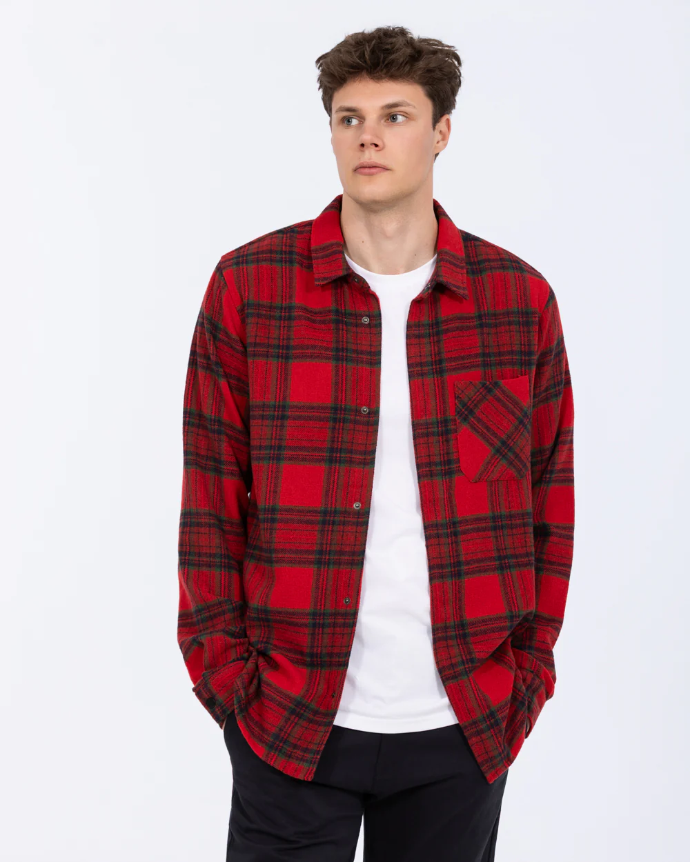 2t Cohen Tall Shacket (red check) - Image 5