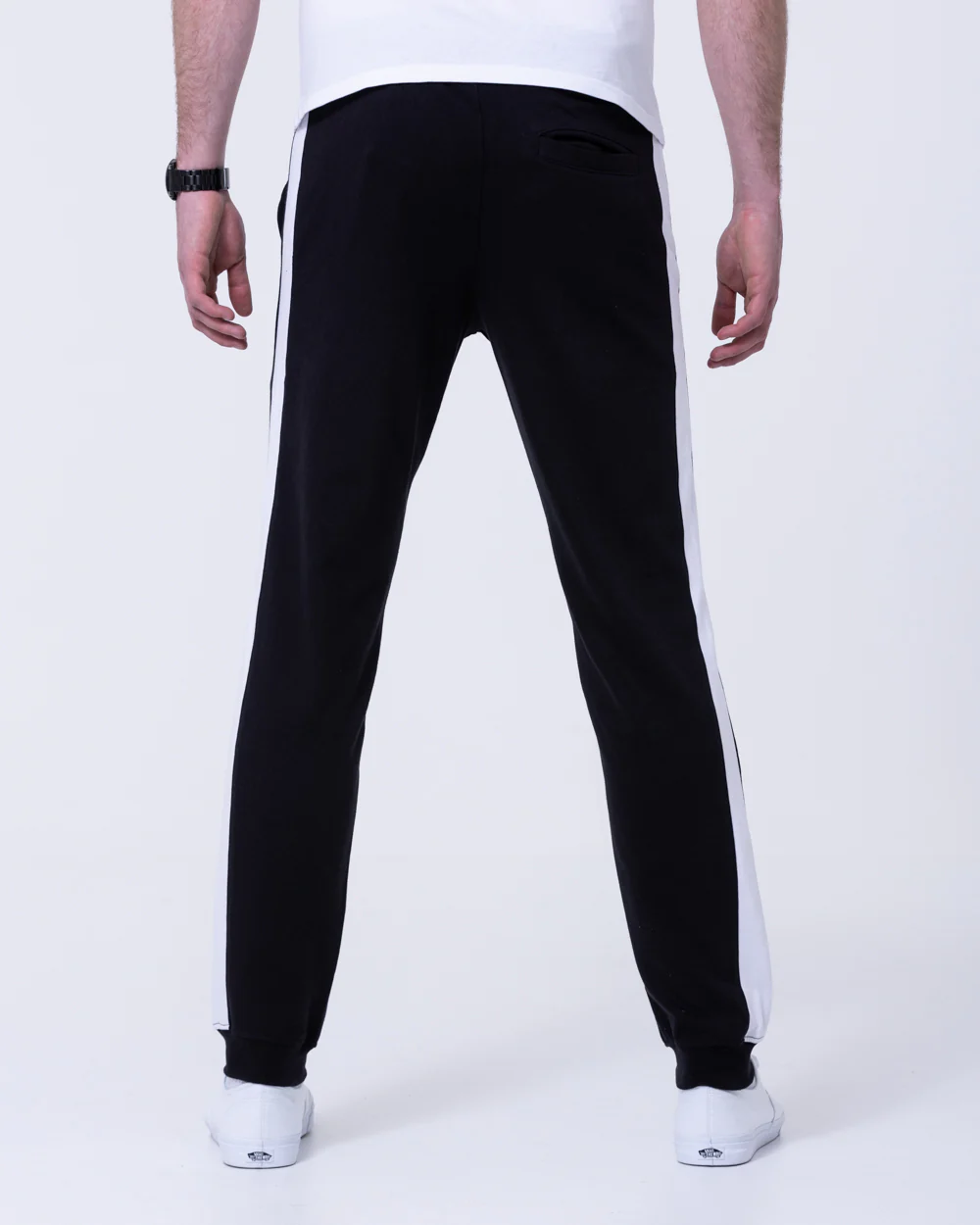 2t Colin Striped Regular Fit Tall Joggers (black) - Image 2