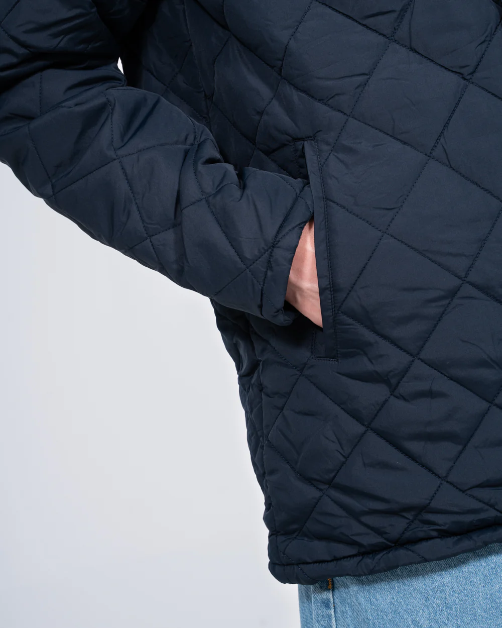 2t Conan Tall Quilted Jacket (navy) - Image 3