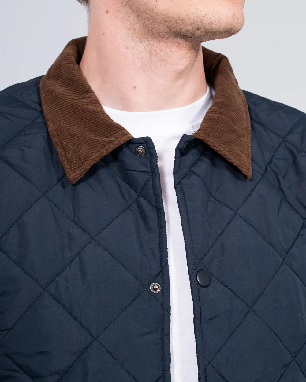 2t Conan Tall Quilted Jacket (navy) - Image 4