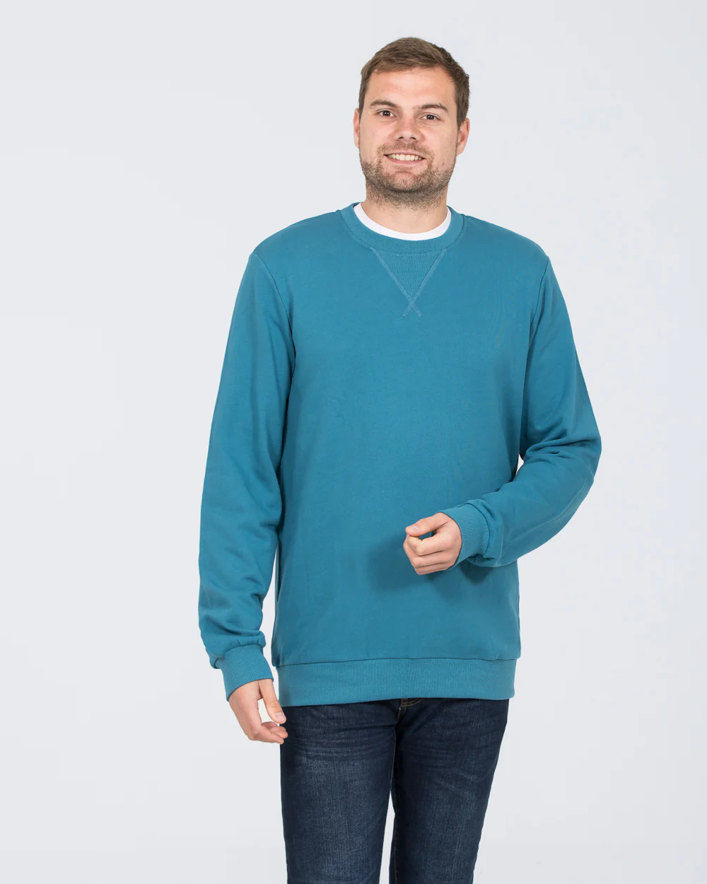 2t Dale Regular Fit Tall Sweatshirt (airforce blue) - Image 4
