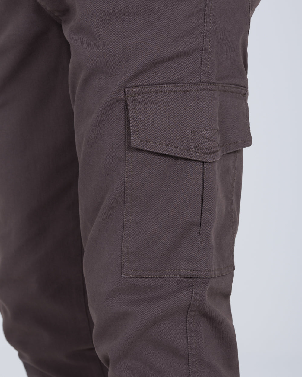 2t Dean Slim Fit Tall Stretch Cargo Trousers (slate grey) - Image 4
