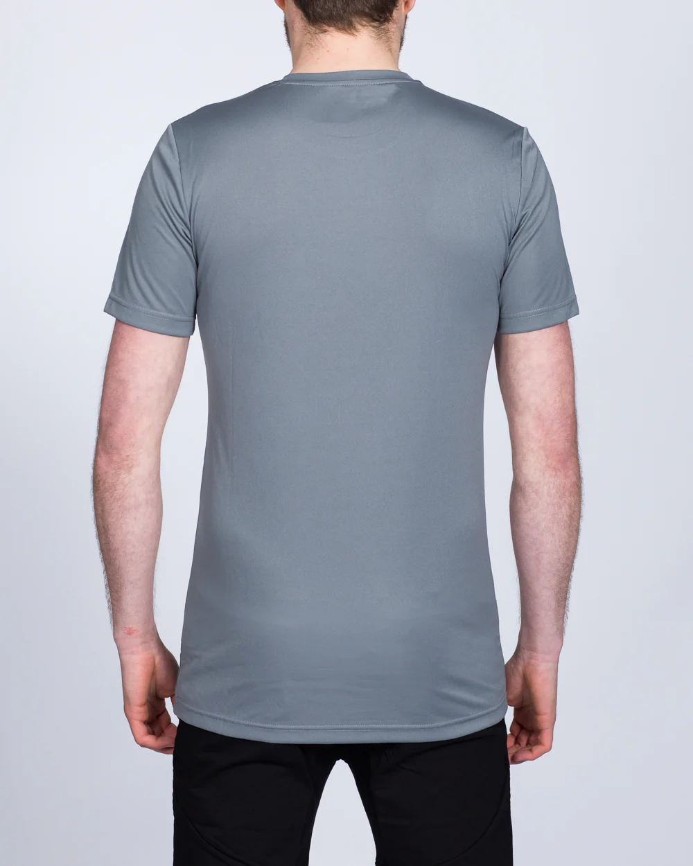 2t Dry Tech Training Top (mid grey) - Image 2