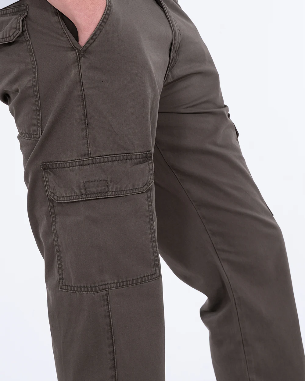 2t Dylan Slim Fit Tall Cargo Trousers (storm grey) - Image 4