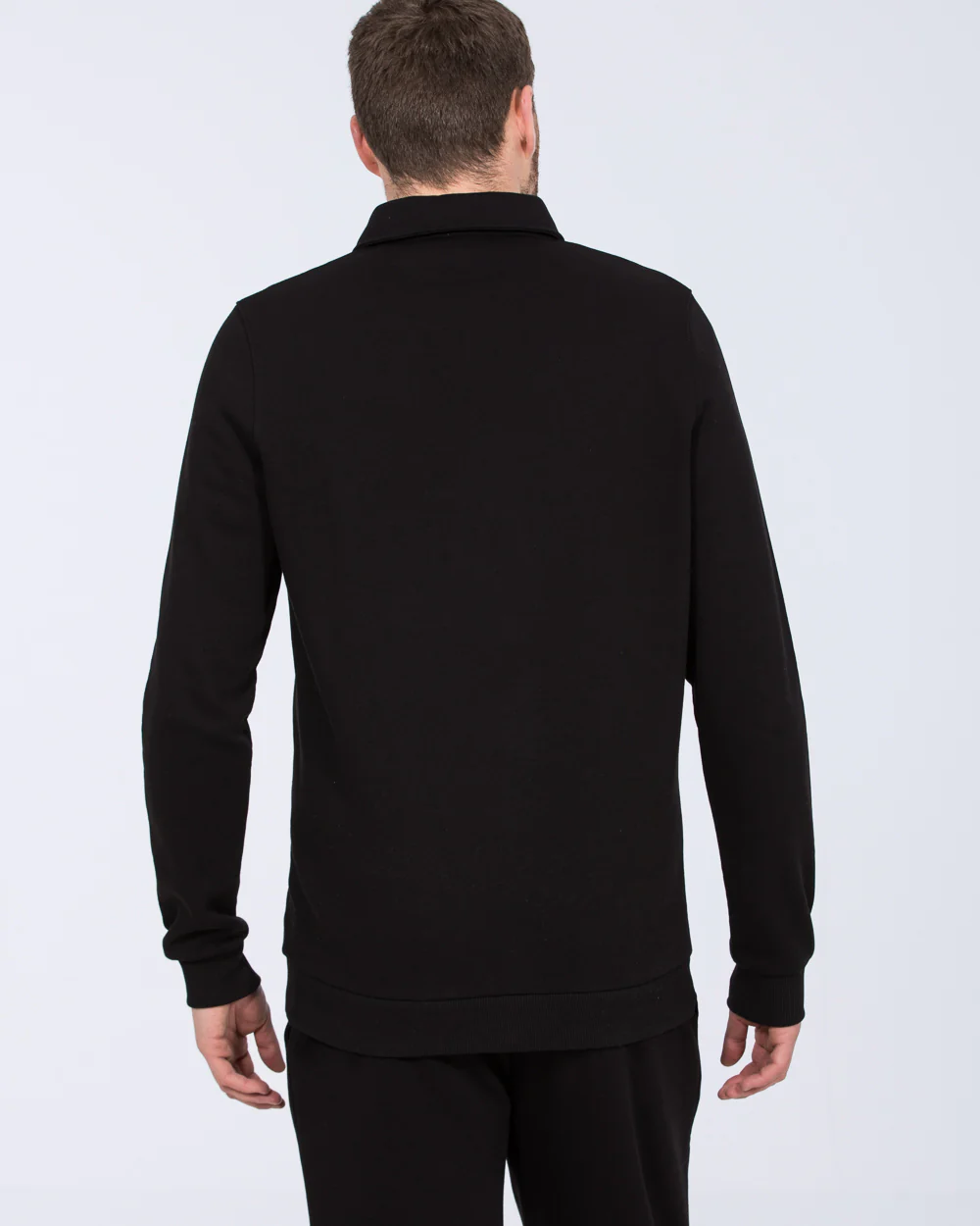 2t Elijah Tall Quarter Zip Sweatshirt (black) - Image 3