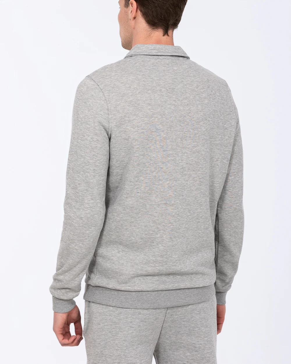 2t Elijah Tall Quarter Zip Sweatshirt (grey) - Image 2