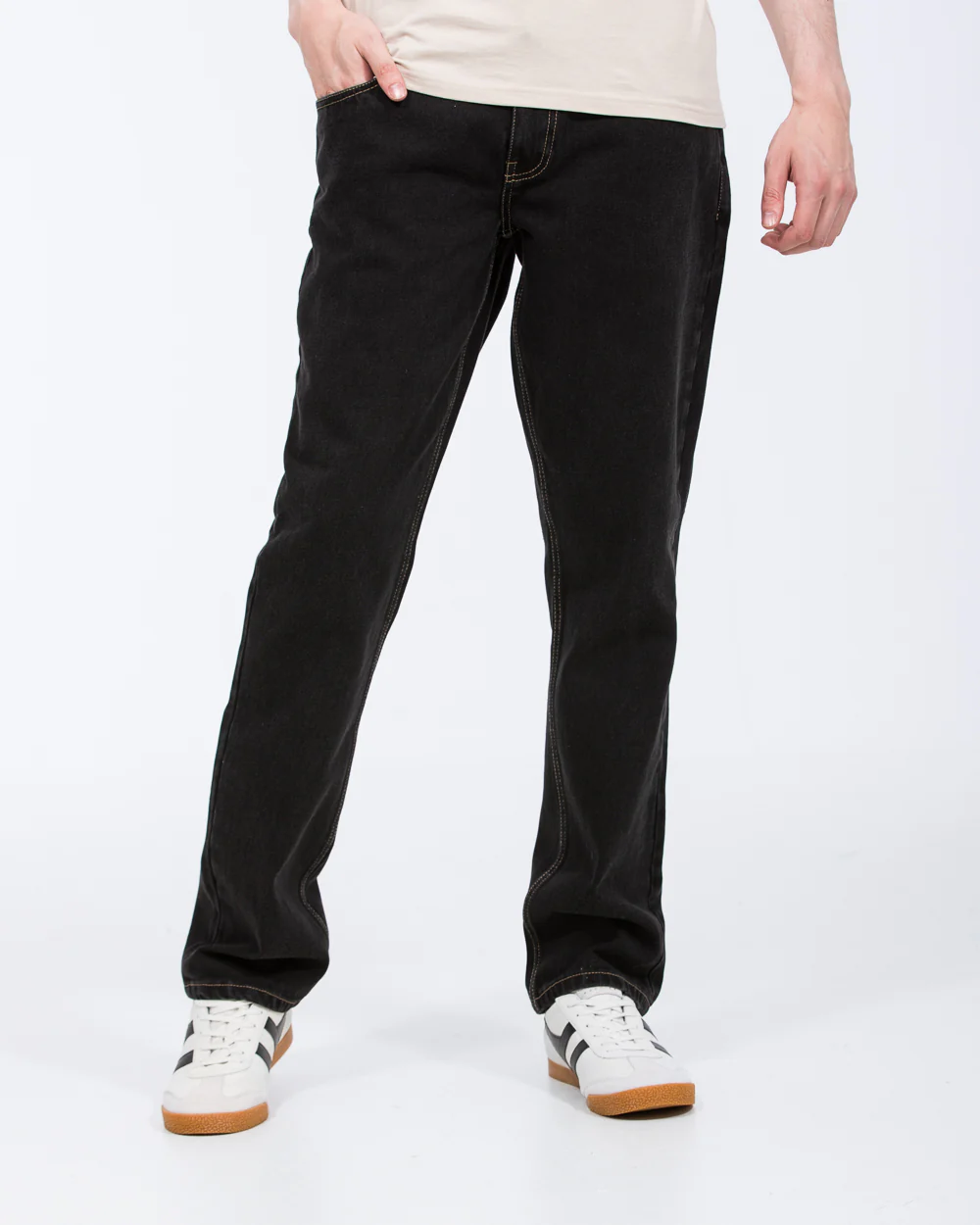 2t Elliot Tall Straight Fit Jeans (washed black) - Image 4