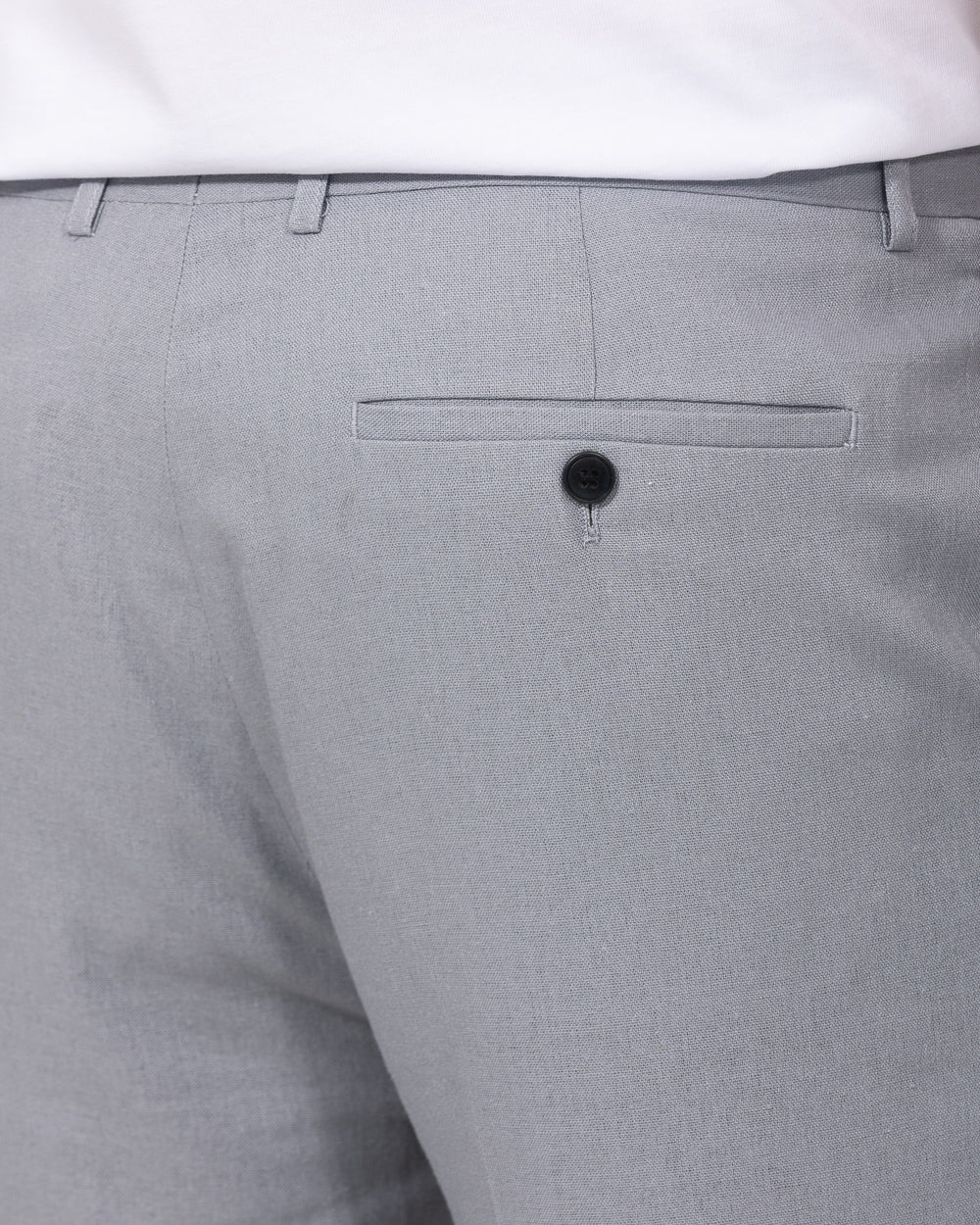 2t Ellis Tall Regular Fit Linen Look Trousers (light grey) - Image 4