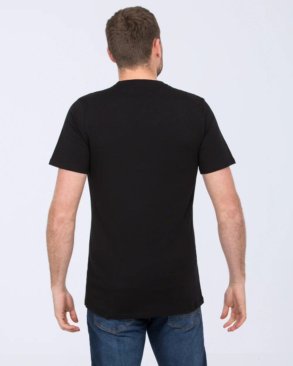2t Felix Tall V-Neck T-Shirt (black) - Image 3