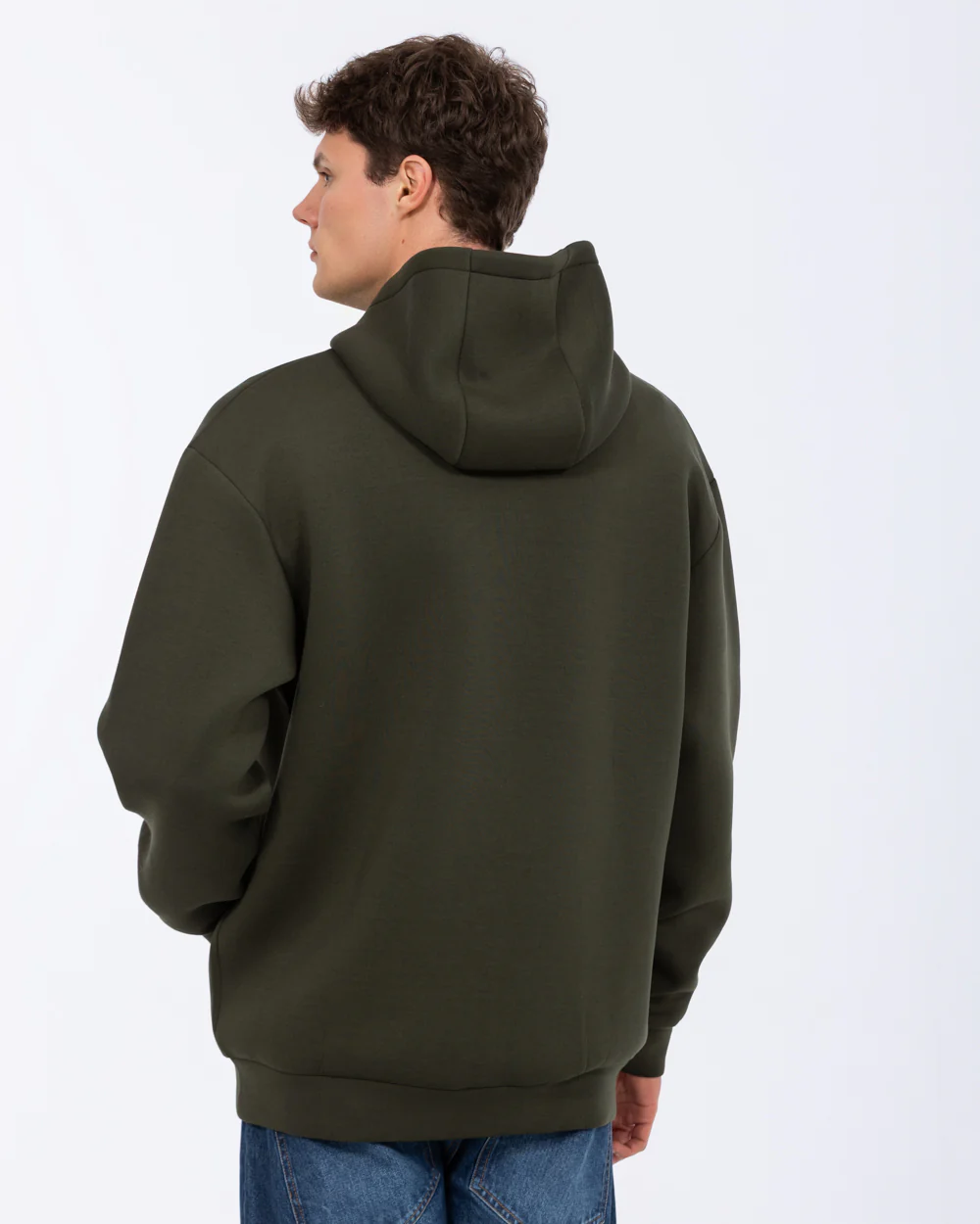 2t Fintray Tall Zip Through Hoodie (khaki) - Image 2
