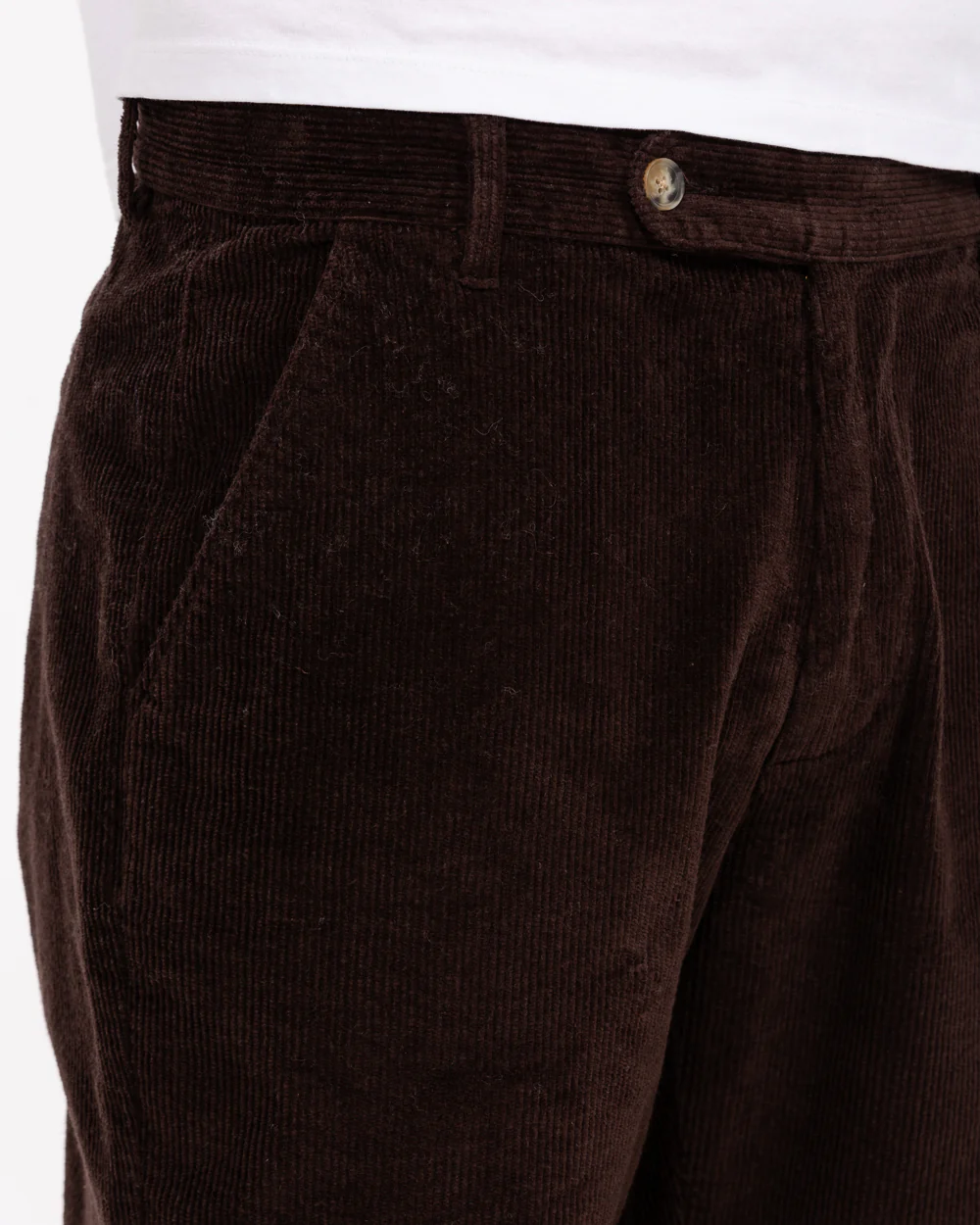 2t Fletcher Tall Regular Fit Cord Trousers (chocolate) - Image 3