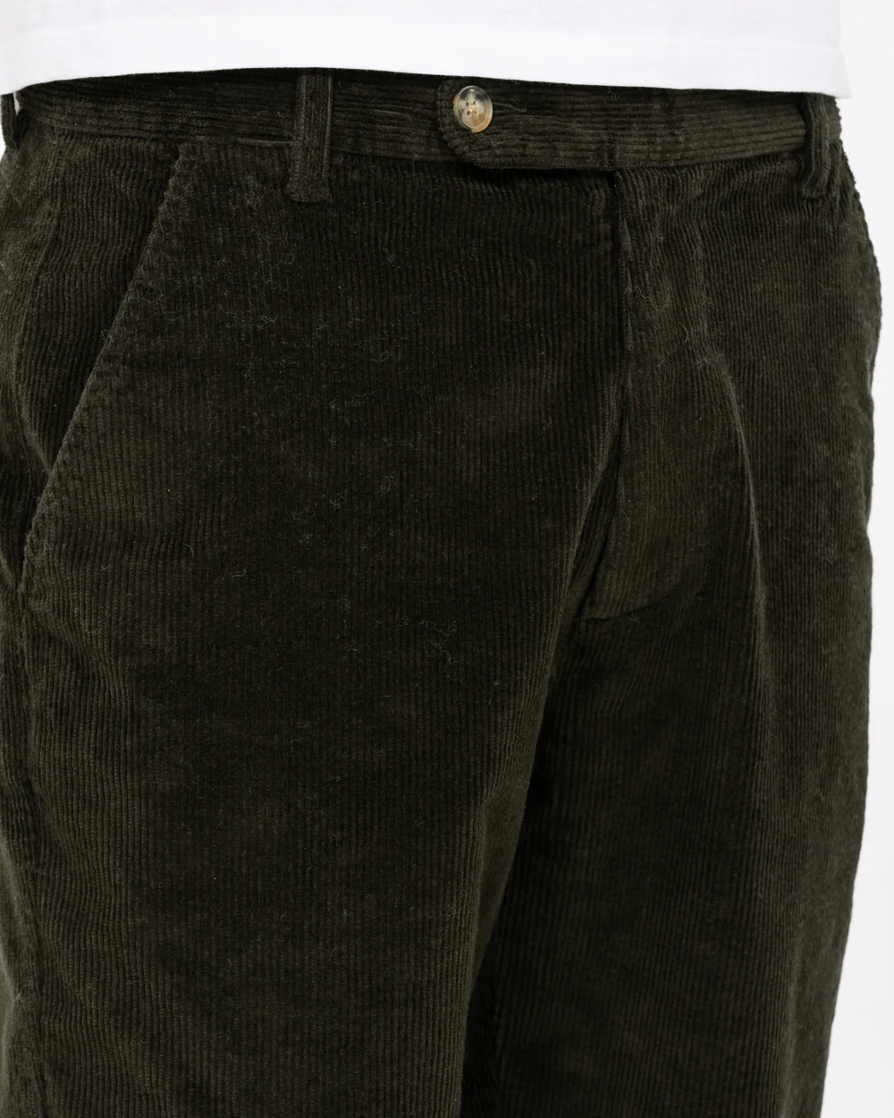 2t Fletcher Tall Regular Fit Cord Trousers (forest) - Image 3