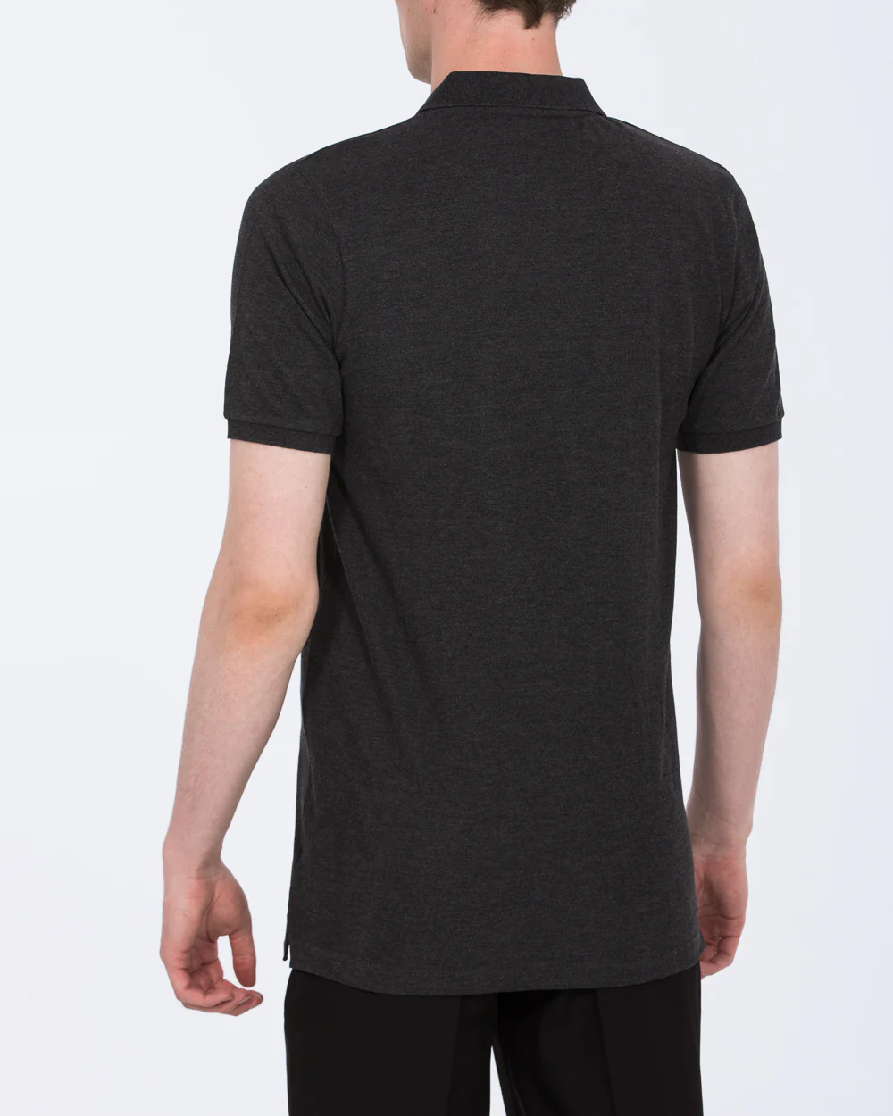 2t Franklin Tall Slim Fit Polo Shirt (dark grey) - Image 2