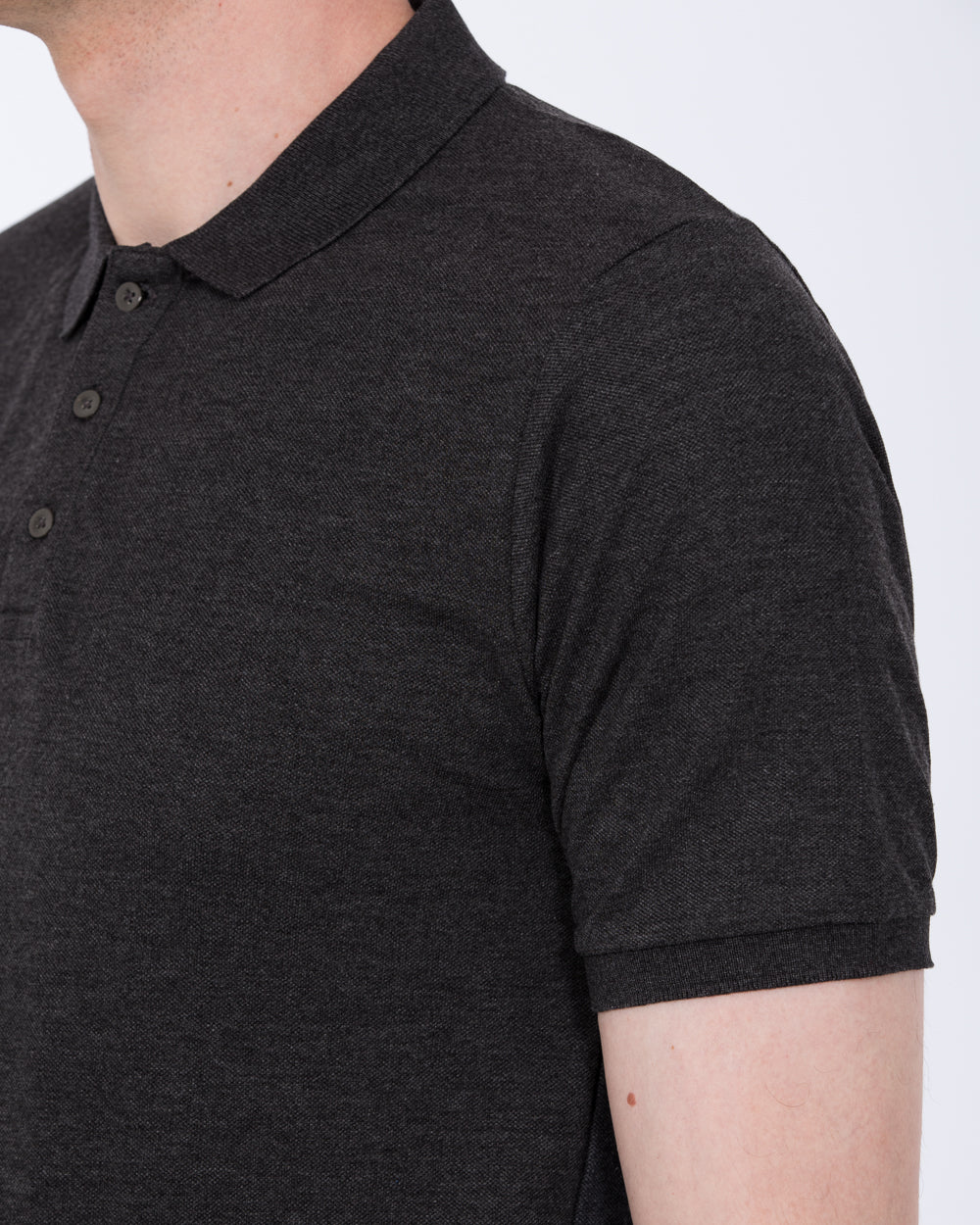 2t Franklin Tall Slim Fit Polo Shirt (dark grey) - Image 4