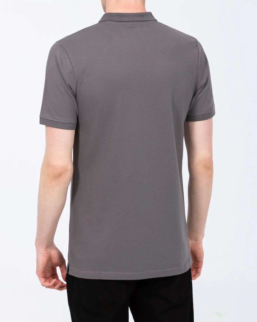 2t Franklin Tall Slim Fit Polo Shirt (grey) - Image 2