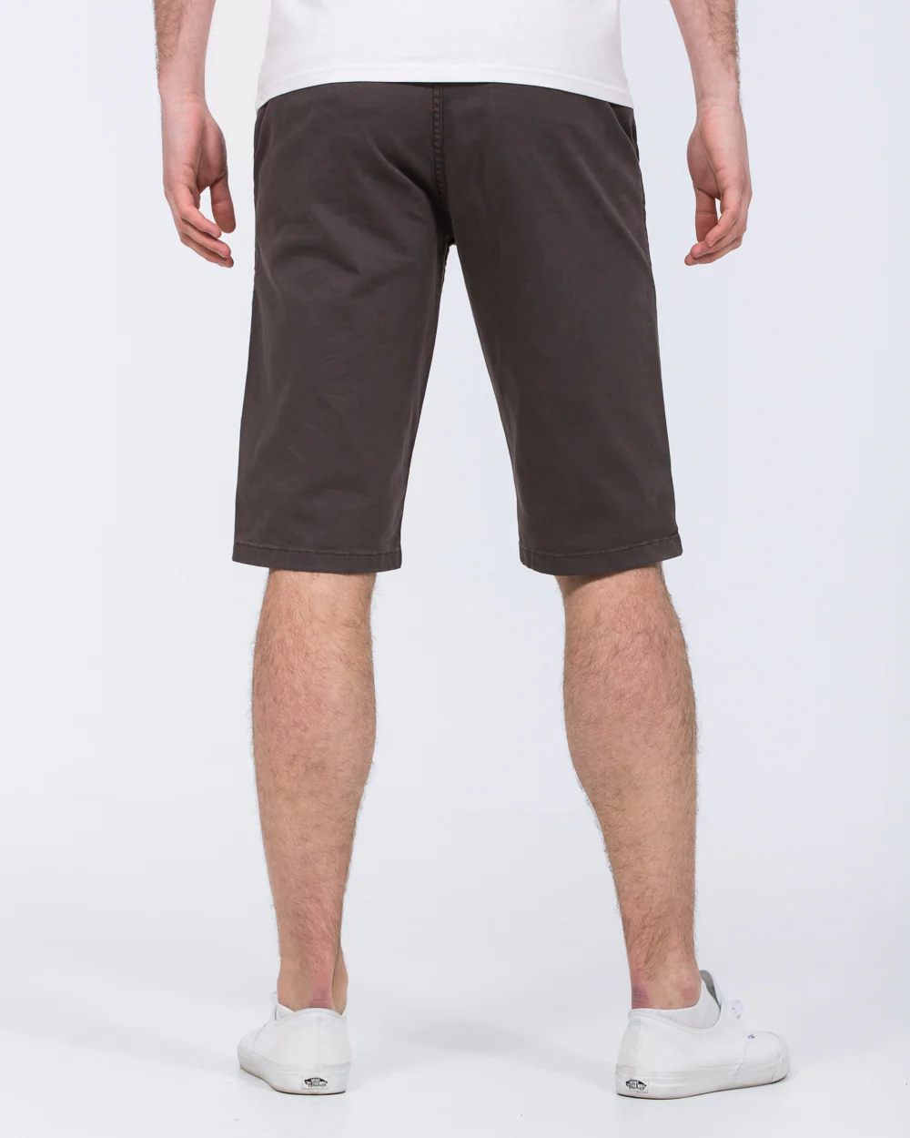 2t Grant Regular Fit Tall Chino Shorts (mid grey) - Image 2